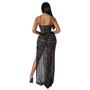 Strap Long Spring Sexy Split Sequin Party Dress