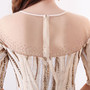 High end sequin stripe color matching slim fitting dinner party annual dress long woman