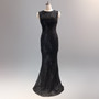 Celebrity matching evening dress sequins fish tail dinner party dress