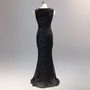 Celebrity matching evening dress sequins fish tail dinner party dress