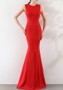 Bridal Wedding Long Formal Party Elegant Fishtail Engagement Evening Dress