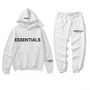 Fashion Letter Print Men's And Women's Couple Hoodies And Sweatpants Two Piece Set