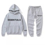 Fashion Letter Print Men's And Women's Couple Hoodies And Sweatpants Two Piece Set