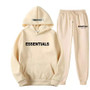 Fashion Letter Print Men's And Women's Couple Hoodies And Sweatpants Two Piece Set