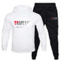 Casual Sports Print Two Piece Men's Hoodies Set