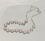 Heart Print Pink Necklace You Hair Sweet Cool Trendy Style Versatile Clavicle Chain Women