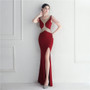 Beaded Gown Dinner Prom Long Evening Dress