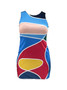 summer Women sleeveless printed dress
