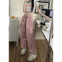 Women American Vintage Cargo Loose Wide Leg Casual Pants