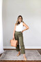 Women Casual High Waist Loose Straight Pants