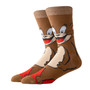 Cartoon spiderman mid-calf socks