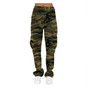 Women's Loose Style Camouflage Pocket Cargo Pants Trendy Long Trousers