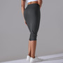 Women High Waist Stretch Slit Sports Skirt