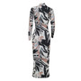 Women Ribbed Printed Dress