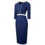 Women Elegant Half Sleeve Bodycon Dress