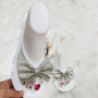 womenbow colored diamonds Slippers