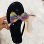 womenbow colored diamonds Slippers