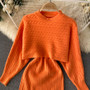 Women French sexy Bodycon Strap Dress +and loose knitting sweater two-piece set