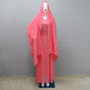 Women Dubai Arabian Beaded Abaya Dress