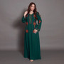 Muslim Women's Abaya Embroidered Abaya Dress Dubai Long Dress