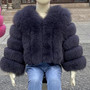 Children's Warm Patchwork Faux Fur Jacket