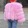 Children's Warm Patchwork Faux Fur Jacket