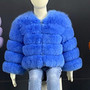 Children's winter warm Faux fur long sleeve jacket