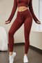 Yoga Clothing Sports Two-Piece Knitting Butt Lift Seamless Women's Suit Quick-Drying Fitness Clothing Suit For Women