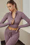 Yoga Clothing Sports Two-Piece Knitting Butt Lift Seamless Women's Suit Quick-Drying Fitness Clothing Suit For Women