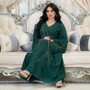 Muslim Beaded Loose-Cut Robe Dress Saudi Arabia Muslim