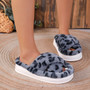 Women winter plush warm slippers