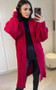 Autumn and winter Women solid knitting pocket cardigan sweater jacket