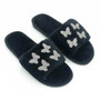 Women flat warm fur slides