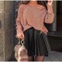 Women pleated skirt