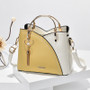 Patchwork Handbag Women's Bag Fashionable And Versatile Pu Leather Stylish Shoulder Crossbody Bag