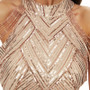 Chic Sequined Mermaid Gown Elegant Formal Party Evening Dress