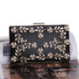 Ladies Pearl Flower Handbag Cosmetic Bag Evening Bag