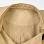 Trendy Asymmetric Shawl Windbreaker Jacket For Women Autumn Chic Gray Long Coat