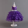 Girls Mesh Princess Cake Tutu Dress Festival Dress