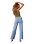 Women Loose Casual Denim Fringed Pants