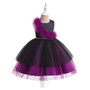 Halloween children's costume girls cosplay costume witch party show costume mesh dress