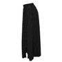 Spring Summer Plus Size Women'S Casual Solid Zip Slit Elastic Waist Skirt