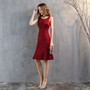 Women Strapless Formal Party Sexy Elegant Mini Evening Dress