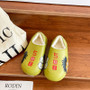Autumn and winter home cartoon cute waterproof anti-slip thick-soled plus velvet warm bag and slippers