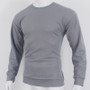 Men's Autumn and Winter Sports Solid waffle Round Neck Top
