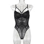 Women SolidPatchwork One-piece Sexy Lingerie