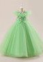 Children's Evening Dress Girl's Princess Dress High-Waisted Sleeveless Girl's Piano Performance Dress