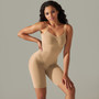 Women seamless knitting Solid Stretch Romper