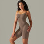 Women seamless knitting Solid Stretch Romper