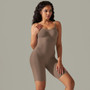 Women seamless knitting Solid Stretch Romper